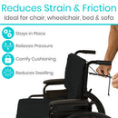 Vive Health Sheepskin Wheelchair Seat and Backrest Pads