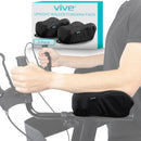 Vive Health Upright Walker Forearm Pads with shock-absorbing foam for reducing elbow strain, Moovkart