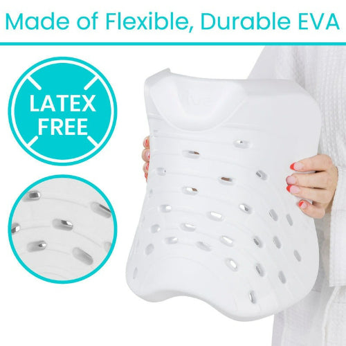 Vive Health Non-Slip Shower Seat Cushion, Padded Bath Support for Safety and Comfort