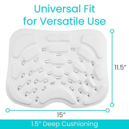 Vive Health Shower Seat Cushion – Waterproof, Slip-Resistant, Lightweight & Comfortable for Bath Safety & Support, Moovkart.