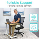 Vive Health Easy Rise Foam Cushion for Enhanced Mobility and Support, Gray