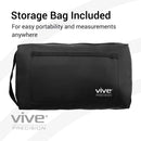 Vive Health Sphygmomanometer with High Contrast Dial, Latex-Free Flex Cuff and Travel Case