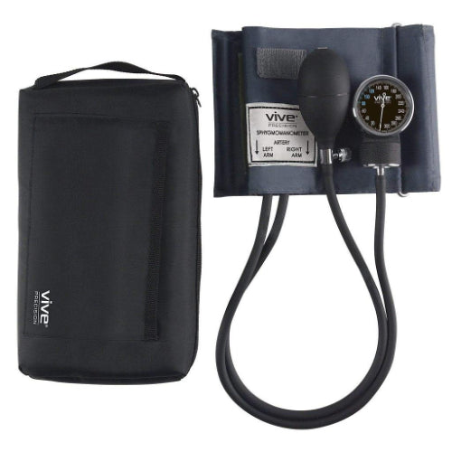 Vive Health Sphygmomanometer, Contrast Dial, Flex Cuff, Black