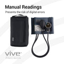 Vive Health Sphygmomanometer with High Contrast Dial, Latex-Free Flex Cuff and Travel Case