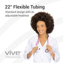 Vive Health Stethoscope with Rotating Dual Head Chestpiece and Soft Eartips for Comfort, Pink