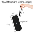 Vive Health EVA Stethoscope Case with Cushioned Interior and Wrist Strap for Portability
