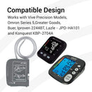 Vive Health Upper Arm Blood Pressure Monitor Replacement Cuff, Small, Gray, Straight Connector