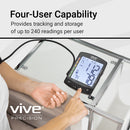 Vive Health Smart Blood Pressure Monitor with Adjustable Cuff, Clinically Accurate Readings for Smart Devices