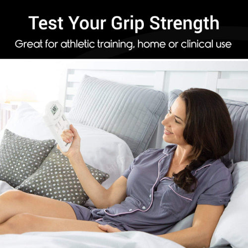 Vive Health Adjustable Grip Strength Tester, White