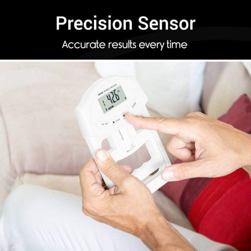 Vive Health Adjustable Grip Strength Tester, White