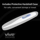Vive Health Digital Thermometer, One-Touch Oral, Rectal, Axillary Use with Storage Case