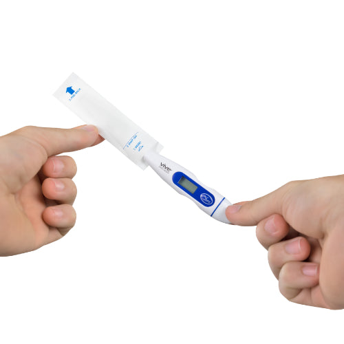 Vive Health Oral Thermometer Protective Covers for Hygienic Temperature Monitoring, Pack of 100