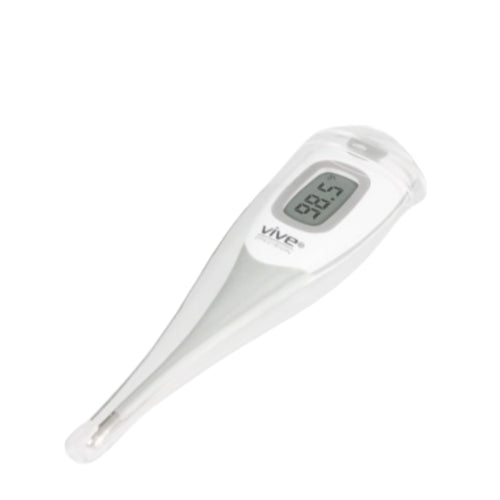 Smart Vive Health BT-S Oral Thermometer displaying temperature clearly on a digital screen, Moovkart.