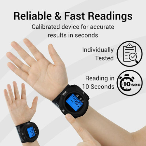 Vive Health Wrist Blood Pressure Monitor Model, BT-V