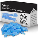 Vive Health Easy Twist Lancets offers Painless and hygienic blood draws with a simple twist mechanism for precision, Moovkart.