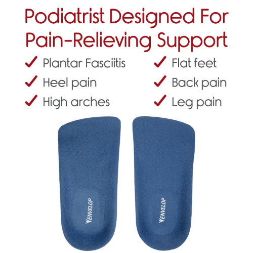 Vive Health Envelop 3/4 Length Orthotic Insole, Medium