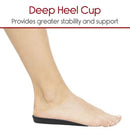 Vive Health Envelop 3/4 Orthotic Insoles, Medium, Antimicrobial Foam and Arch Support, Pair