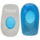 Vive Health Gel Heel Cups for Men, Contoured Medical Support and Pressure Relief, Pair
