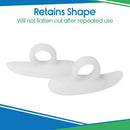 Vive Health Hammer Toe Splint, Soft Silicone Gel Cushion, Toe Straightener with Single Loop, 2 Pack