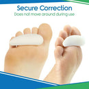 Vive Health Hammer Toe Splint, Soft Silicone Gel Cushion, Toe Straightener with Single Loop, 2 Pack