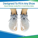 Vive Health Bunion Protector with Toe Spacer, Reusable Gel Cushions and Pain Relief for Hallux Valgus, 2 Pack