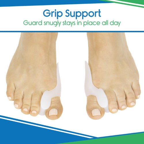 Vive Health Bunion Protector, Toe Spacer, Reusable Silicone, 2 Pc