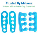 Vive Health Toe Separators, Flexible Gel, Two Styles, 4Pc, Blue Small