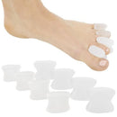 Vive Health Toe Spacers, Concave Gel Separators, White, 6 Count