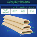 Vive Health Toe Sleeves and Protectors with Gel Lining, 6 Tubes, Trim to Fit for Corns and Blisters, Large