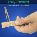 Vive Health Toe Sleeves and Protectors with Gel Lining, Medium, 6 Tubes, Trim to Fit for Corns and Blisters