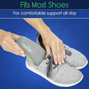 Vive Health Plantar Plus Full Length Insoles with Firm Foam Support for Pain Relief, Medium, Pair