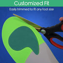 Vive Health Plantar Plus Full Length Insoles with Firm Foam Support for Pain Relief, Medium, Pair