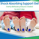 Vive Health Silicone Heel Cup, Shock Absorbing Inserts for Heel Pain and Plantar Fasciitis Relief
