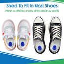 Vive Health Silicone Heel Cup, Shock Absorbing Inserts for Heel Pain and Plantar Fasciitis Relief