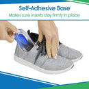 Vive Health Silicone Heel Cups for Men, Small, Targeted Gel Cushioning and Pain Relief, 1 Pair