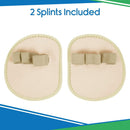 Vive Health Triple Toe Splint, Foam/Fabric Layers with Adjustable Loops, 1 Pair