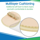 Vive Health Triple Toe Splint, Foam/Fabric Layers with Adjustable Loops, 1 Pair