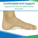 Vive Health Felt Arch Pads with Removable Layers, Trimmable, 12-Pack, One Size for Foot Pain Reief