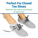 Vive Health Toe Pouches, Perforated Silicone Gel, Reusable Protectors for Pressure Relief, 2 Pairs