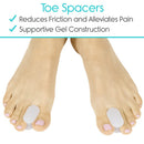 Vive Health Bunion Bundle Relief Kit with Gel Pads and Toe Separators
