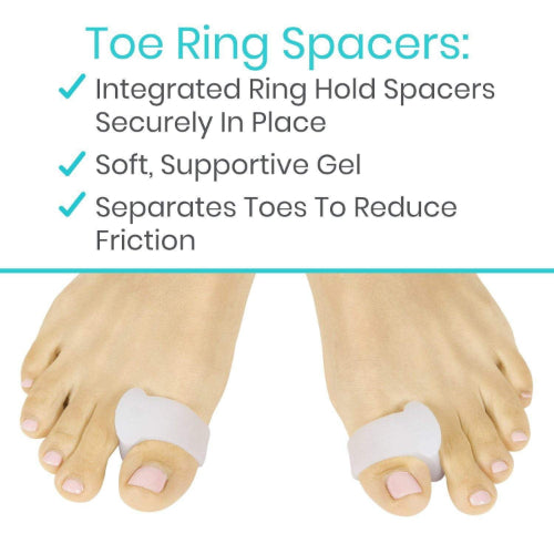 Vive Health Bunion Relief Kit with Gel Pads, Sleeves, Guards and Toe Spacers