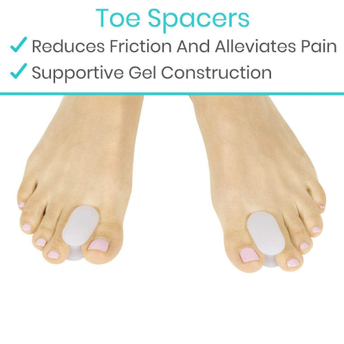 Vive Health Bunion Relief Kit with Gel Pads, Sleeves, Guards and Toe Spacers