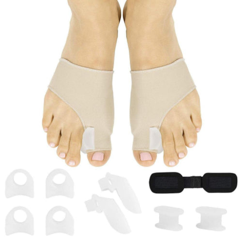 Vive Health Bunion Relief Kit with Gel Pads, Sleeves, Guards and Toe Spacers