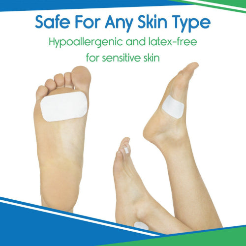 Vive Health Moleskin Pads, Self-Adhesive, Trimmable 4.5" X 3.4", 8Pc