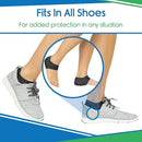 Vive Health Silicone Gel Heel Protectors for Heel Pain and Cracked Heels