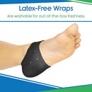 Vive Health Silicone Gel Heel Protectors for Heel Pain and Cracked Heels