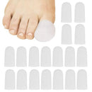 Vive Health Single Toe Caps, Trimmable Silicone, Multi Size, 20Pc