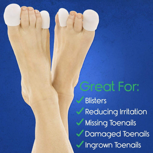 Vive Health Individual Toe Caps, Medium, White