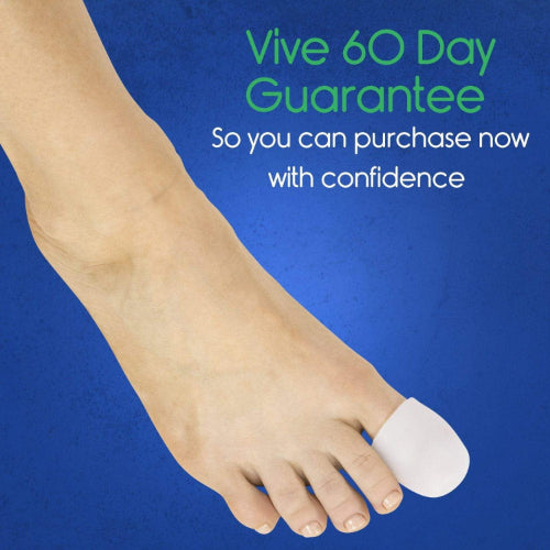 Vive Health Individual Toe Caps, Medium, White