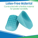 Vive Health Heel Cups with Shock Absorbing Support for Foot and Heel Pain Relief, Pair, Medium